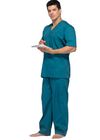 Anti Wrinkle Medical Scrub Suits , Easy Wash Surgical Hospital Nurse Uniform 