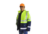 Breathable High Visibility Waterproof Jacket 300D Oxford Safety Windbreaker Jacket
