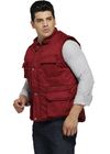 Custom Color Body Warmer Vest Rub Resistance With Multi Storage And Carrying Space
