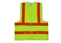 Comfortable High Visibility Work Uniforms Custom Class II Safety Vest EN471