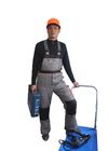 Two Tone Construction Worker Winter Clothes With Elasticated Cuffs And Waist