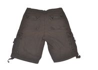 Customized Color Washed Cargo Work Shorts / Mens Workwear Shorts 300 Gsm