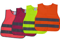 Warning Safety Orange Hi Vis Reflective Vest For School Trip / Social Clubs