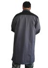 100% Cotton Twill Contrasted Mens Work Coats For For Engineering / Warehouse Worker