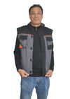 PRO Safety Body Warmer Vest , Wind Resistant Mens Work Vest With Pockets 