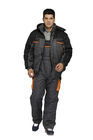 Industrial Safety Winter Bib Pants With Elastic Waist And Adjustable Braces