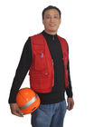 Mesh Lining Body Warmer Vest Safety Work Vest With Metallic Zipper Pockets