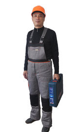 Gery / Black Two Tone Winter Bib Overalls Rub Resistance With Concealed Bib Pocket