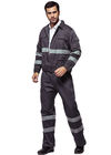 Pilling Resistance Industrial Work Uniforms With Double Stitching And Back Elastic