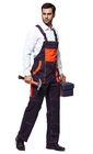 Mens Workwear Clothing Bib Work Pants / 100% Cotton Bib &amp; Brace Overalls 