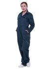 Safety Heavy Duty Overalls With Elastic Waist , Womens Workwear Coveralls 