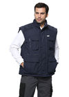 Corduroy Shoulder Fashion Body Warmer Vest Comfortable With Multi Pockets