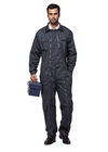Durable Heavy Duty Coveralls With Zipper Material 65% Polyester 35% Cotton