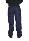 Fashion Heavy Duty Men'S Work Uniform Pants With Decorative Reflective Piping