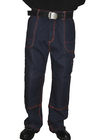 Fashion Multi Pocket Work Pants , Contrast Triple Stitching Heavy Duty Trousers