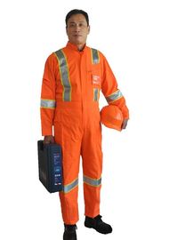 Soft High Visibility Overalls / Reflective Safety Workwear With Clear ID Pocket