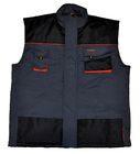 Classic Winter Warm Work Vest  With 65% Polyester & 35% Cotton Canvas And 600D Oxford Fabric