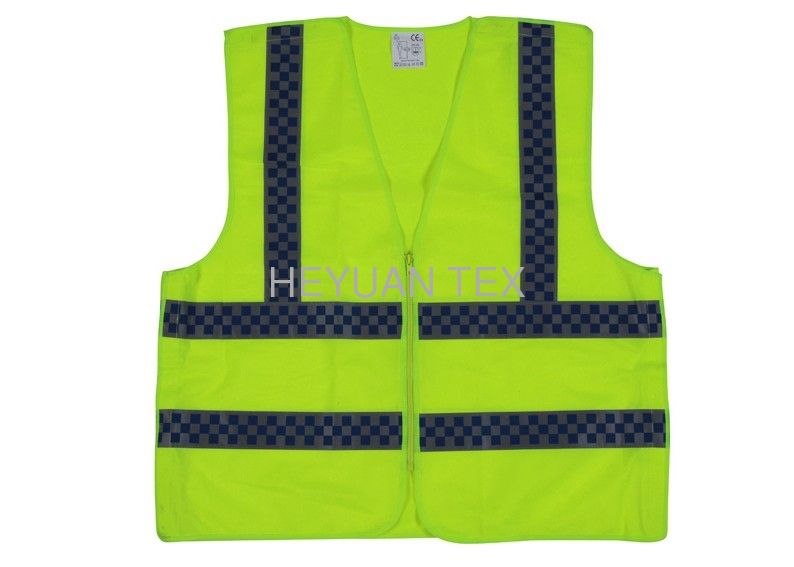 Fashion Working Clothes High Visibility Reflective Vest Comfort For Industrial