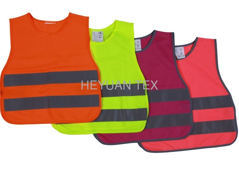 Warning Safety Orange Hi Vis Reflective Vest For School Trip / Social Clubs