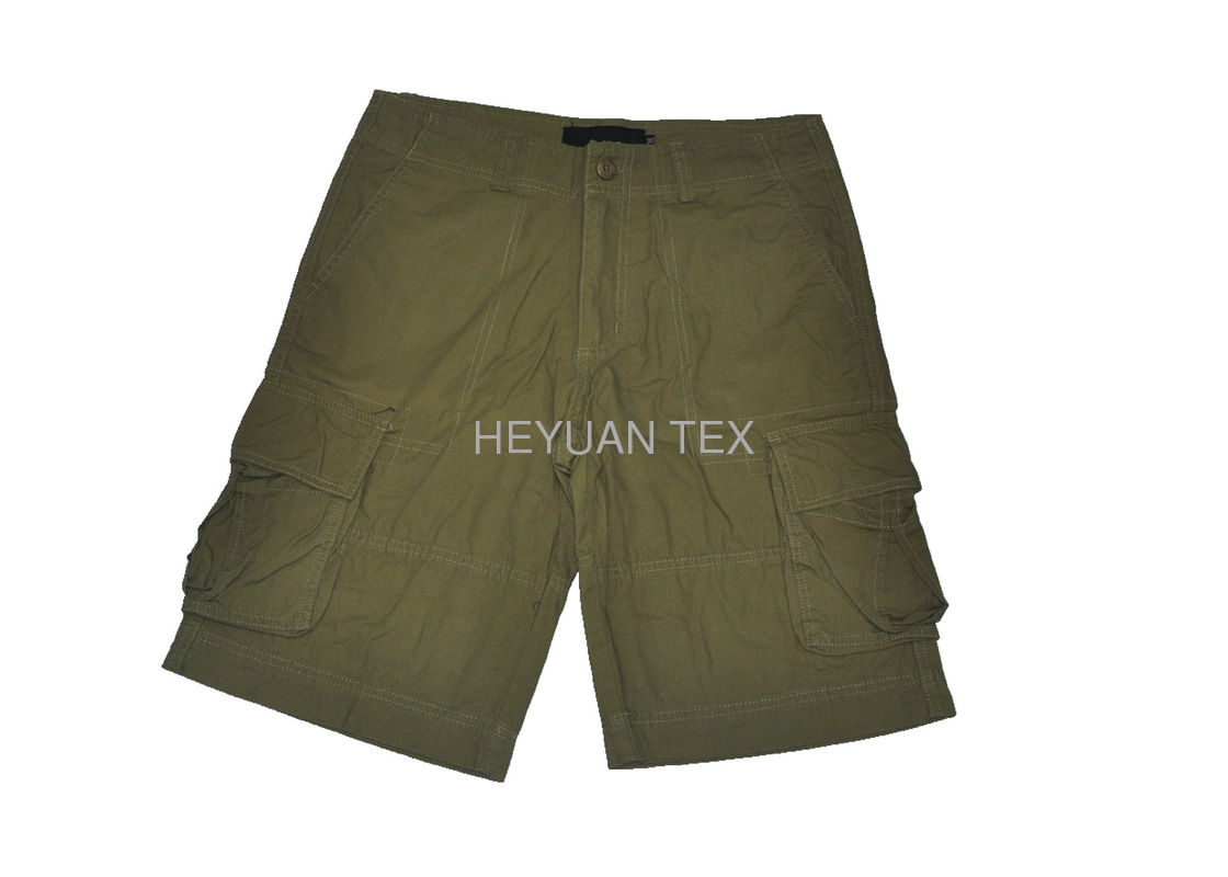 Fashion Lightweight Cargo Shorts / Mens Leisure Shorts For Outdoor Sports