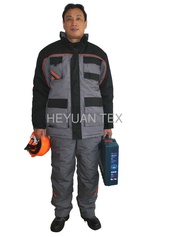 Anti Tear Durable Winter Work Coveralls Warmth Workwear Jacket And Bib Pants