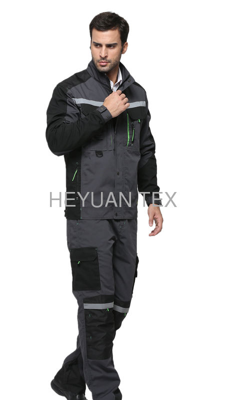 Durable Industrial Work Uniforms / Professional Work Clothes With Double Stitching