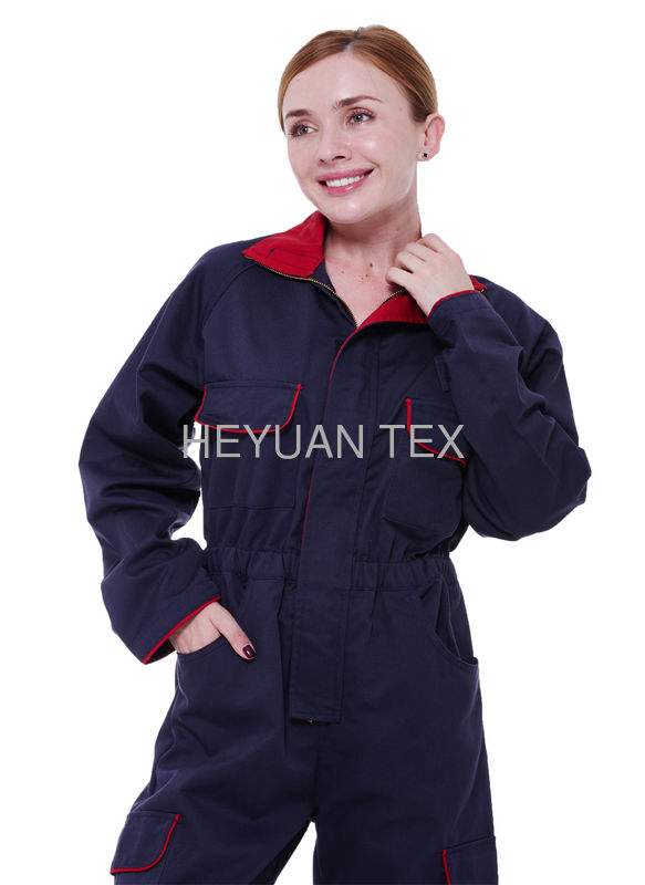 Unisex Heavy Duty Overalls / Work Clothes Coveralls With Brass YKK Zipper