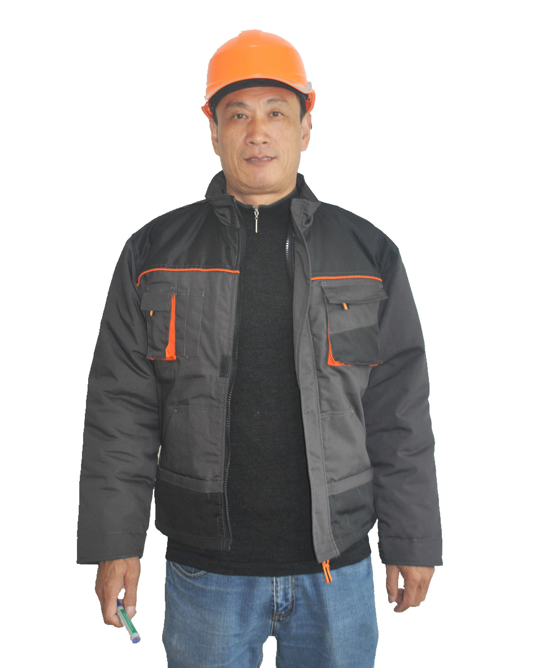 Classic Waterproof Winter Work Jacket , Construction Winter Jacket With ...